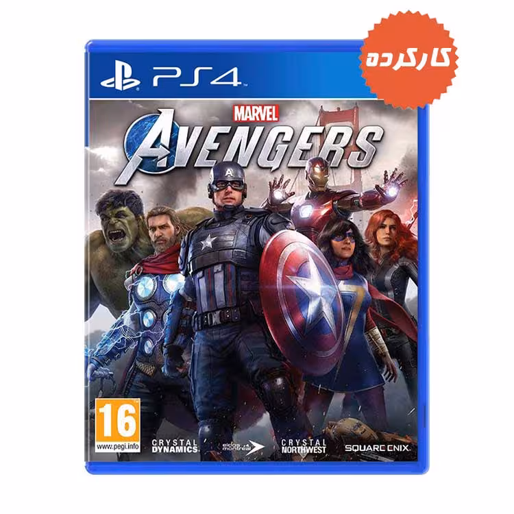 نسخه فیزیکی بازی Marvels avengers برای PS4 | کارکرده