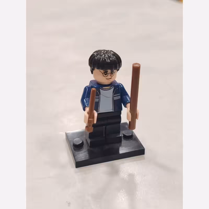 لگو مینی فیگور هری پاتر چوب جادو به دست