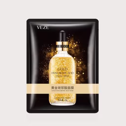 ماسک ورقه ای طلا و هیالورنیک اسید