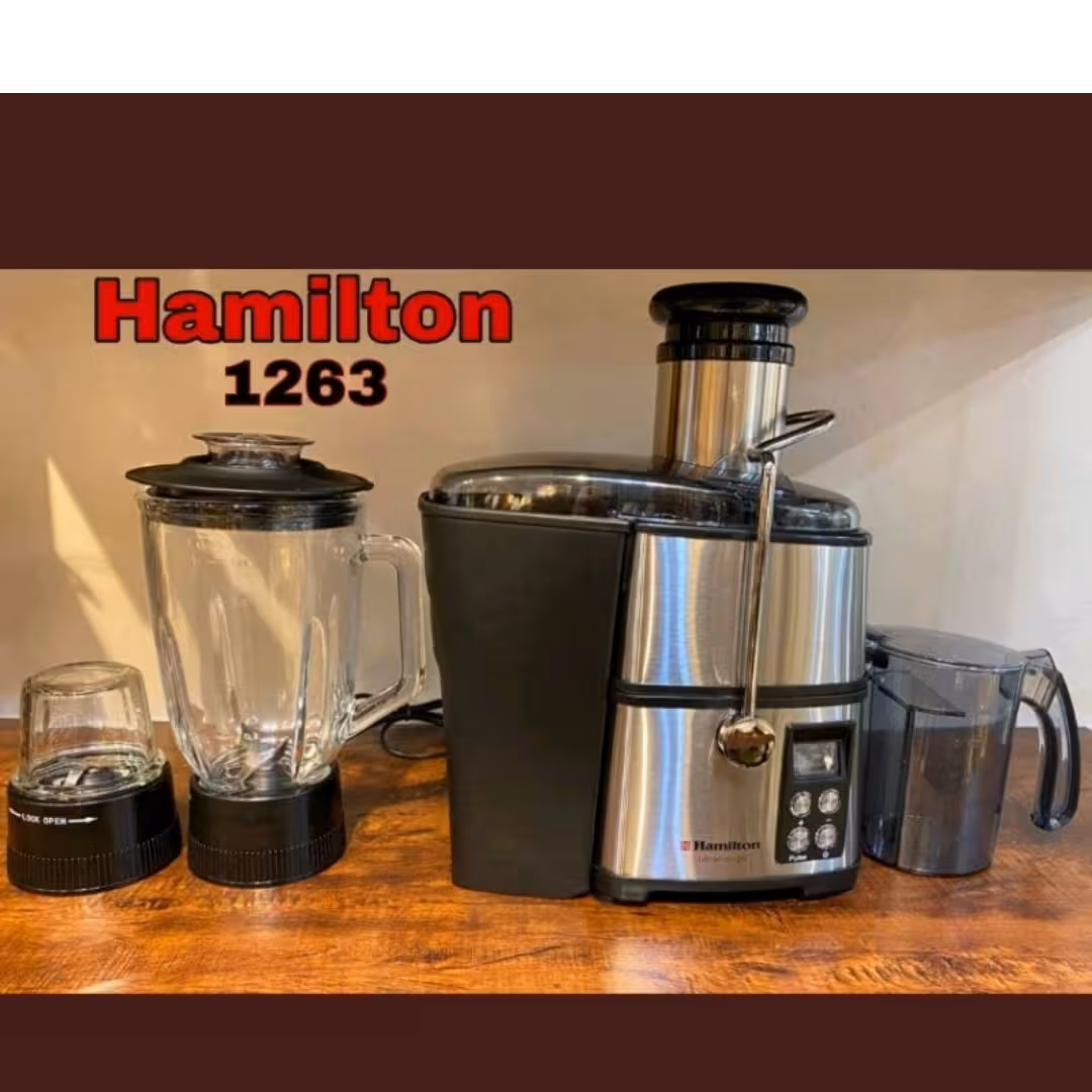 آبمیوه گیری 3کاره دیجیتال همیلتون مدل 1263