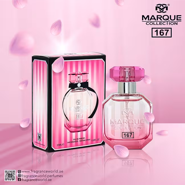 عطر ادکلن زنانه ویکتوریا سکرت بامب شل مارکویی کالکشن کد 167 (Victoria Secret Bombshell) حجم 25 میل