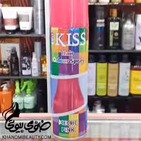 اسپری رنگ مو کیس 180 میل صورتی