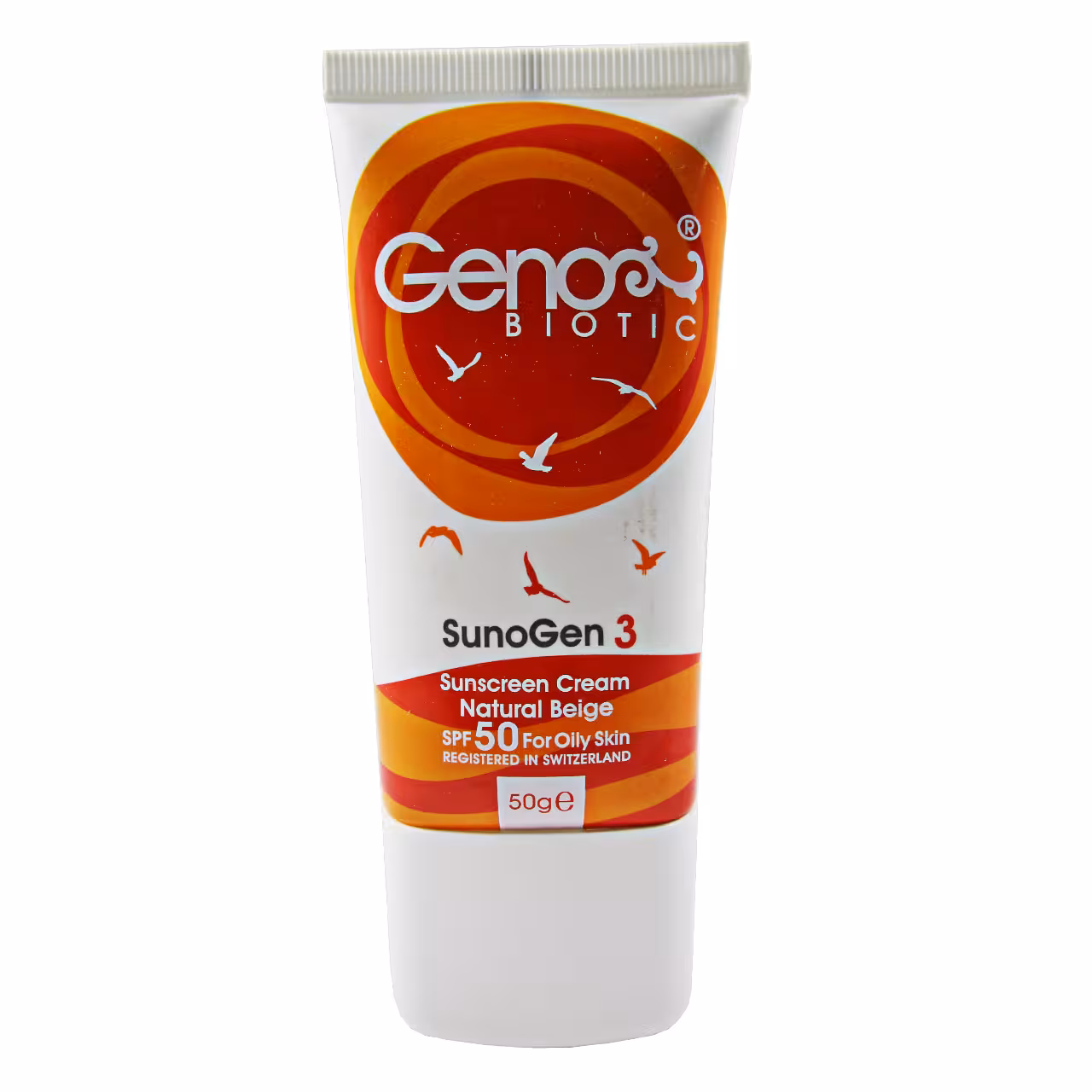 ژنو -ضد افتاب بژ طبیعی SPF50 پوست چرب