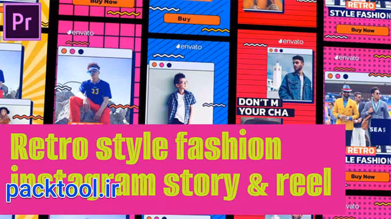 پروژه پریمیر استوری های اینستاگرام استایل مد Stlye Fashion Instagram Stories - پک تول