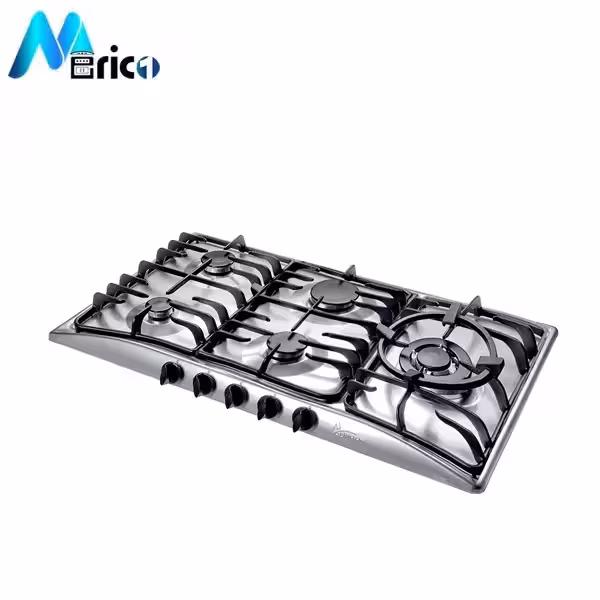 گاز رومیزی اخوان کد GI13s پنج شعله استیل