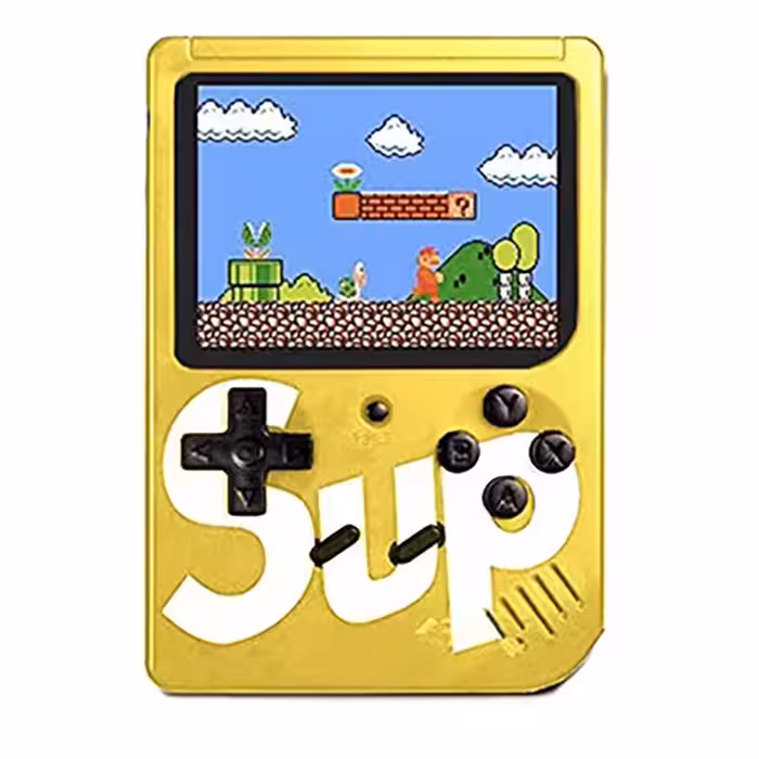 SUP Handheld 400 in 1 Game Box without Game Pad – Yellow