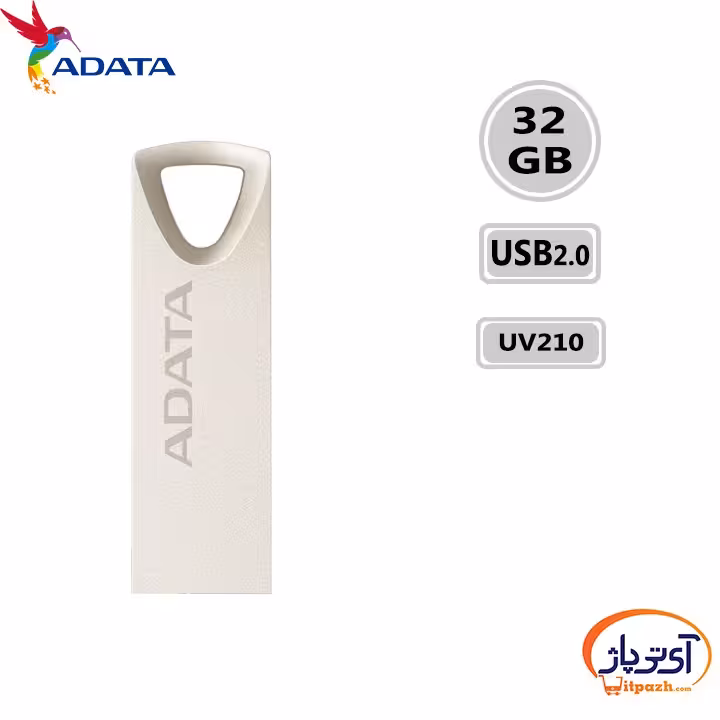 فلش مموری USB2.0 ای دیتا 32 گیگابایت مدل ADATA UV210