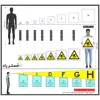 برچسب ایمنی مستر راد طرح خطر پله غیر استاندارد مدل HSE-OSHA-224