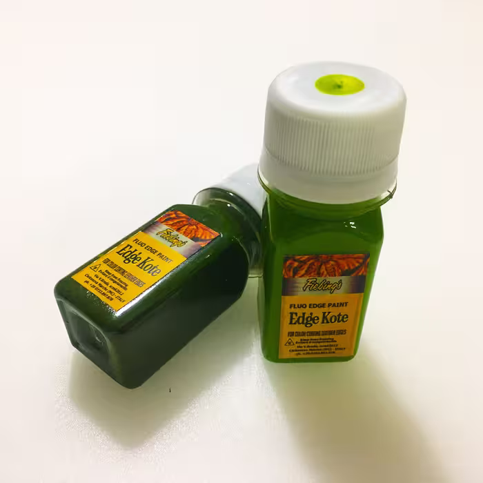 رنگ سبز لبه چرم ادج کوت مدل EK-Grn-2X حجم 30 میلی لیتر  بسته 2 عددی