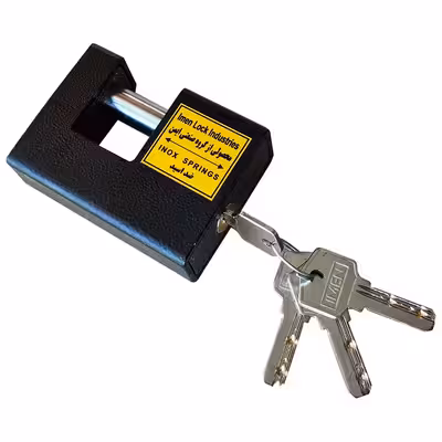 قفل کتابی گروه صنعتی ایمن مدل AT95 بسته 12 عددی