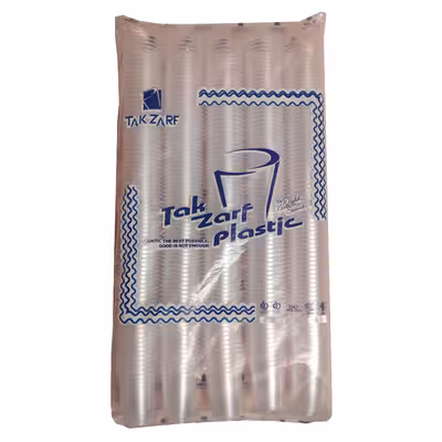 لیوان یکبار مصرف تک ظرف مدل بادوام بسته 500 عددی