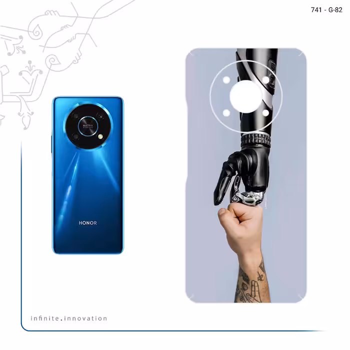 برچسب پوششی ماهوت مدل Robotics مناسب برای گوشی موبایل آنر X9 5G