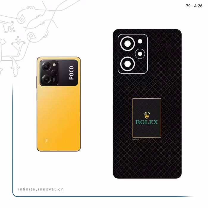 برچسب پوششی ماهوت مدل Rolex_Logo مناسب برای گوشی موبایل شیائومی Poco X5 Pro