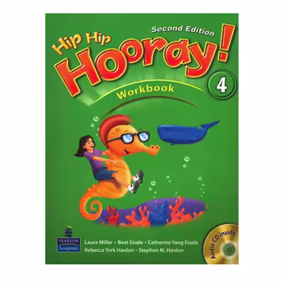 کتاب Hip Hip Hooray 4 اثر جمعی از نویسندگان انتشارات الوندپویان دو جلدی
