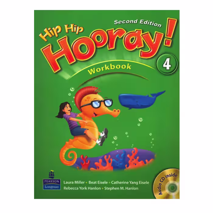 کتاب Hip Hip Hooray 4 اثر جمعی از نویسندگان انتشارات الوندپویان دو جلدی