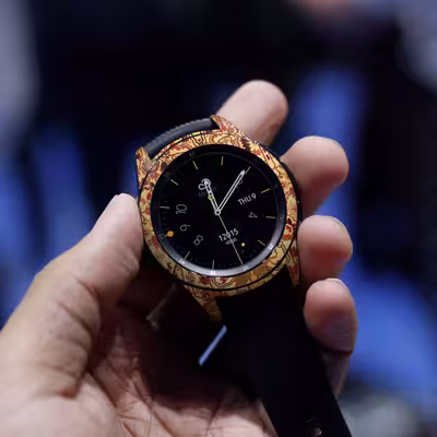 برچسب ماهوت طرح Iran-Carpet2 مناسب برای ساعت هوشمند سامسونگ Galaxy Watch 42mm