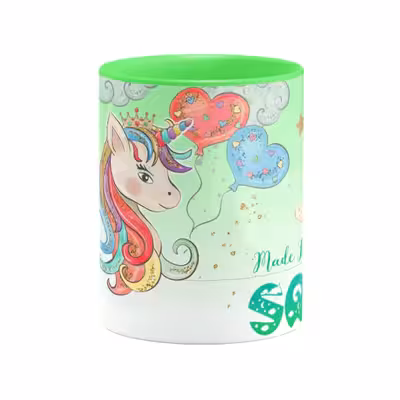 ماگ مدل اسب تک شاخ طرح ساناز