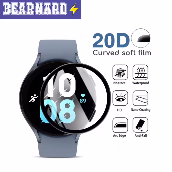 محافظ صفحه نمایش نانو برنارد مدل NBR مناسب برای ساعت هوشمند سامسونگ Galaxy Watch Active 2 44mm بسته سه عددی