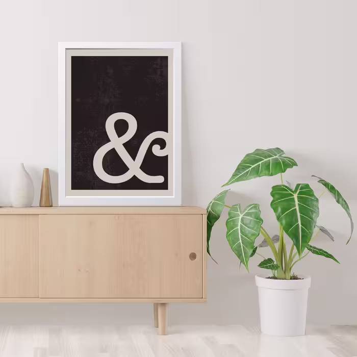 تابلو مدل مینیمال And کد m2552-w