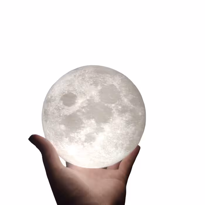 آباژور رومیزی طرح کره ماه کد M7