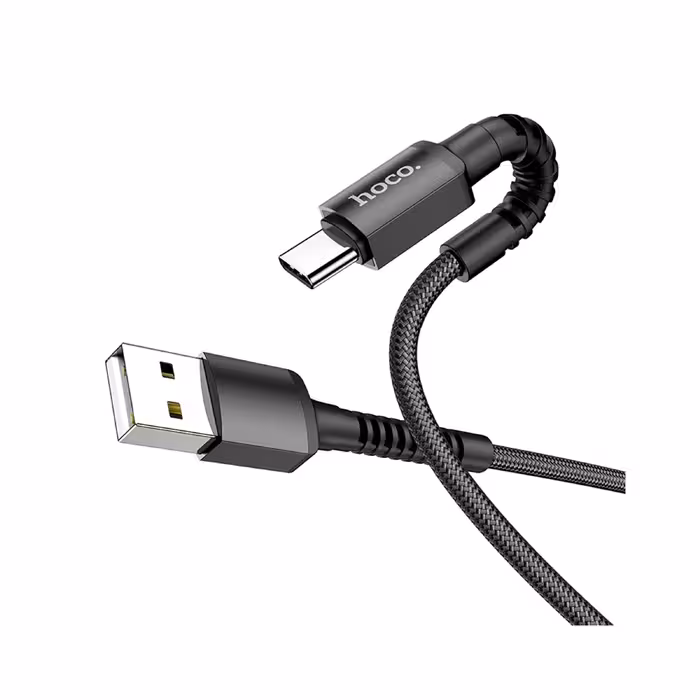 کابل تبدیل USB به USB-C  هوکو مدل X71 ANTI BENDING طول 1 متر