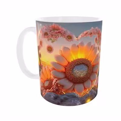 ماگ طرح آفتابگردان