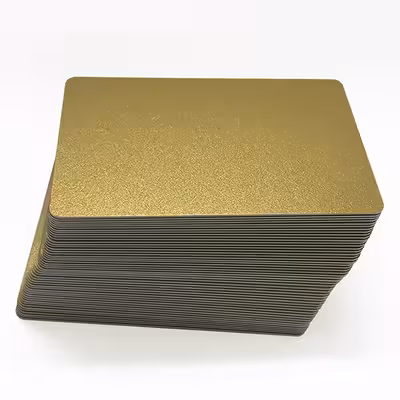 کارت پی وی سی طلایی مدل KC-13 بسته 250 عددی