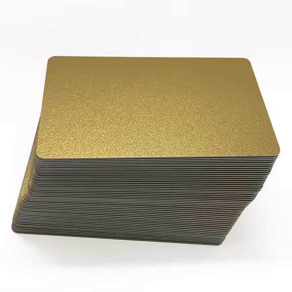 کارت پی وی سی طلایی مدل KC-13 بسته 250 عددی