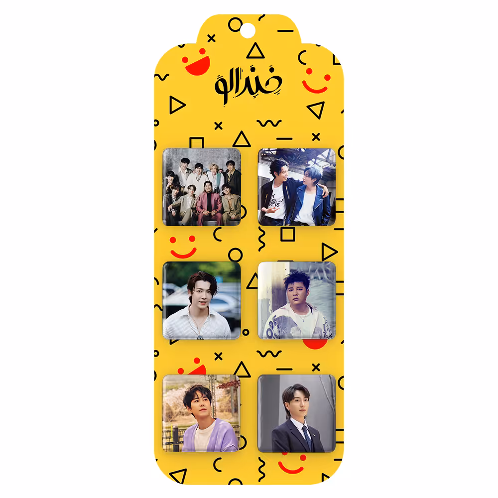 پیکسل خندالو مدل گروه سوپر جونیور کد 516B مجموعه 6 عددی