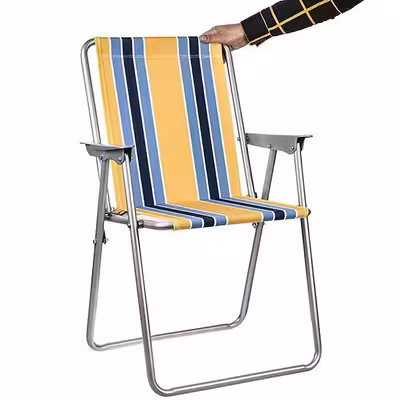 صندلی تاشو مدل ساحلی کاور دار 5 فنره