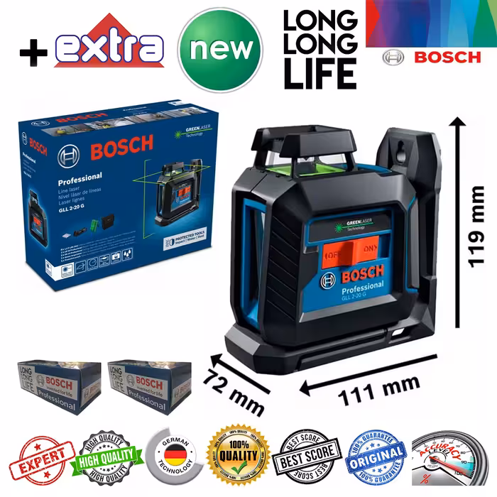 تراز لیزری بوش مدل Extra  360 ° - GLL 2-20 G