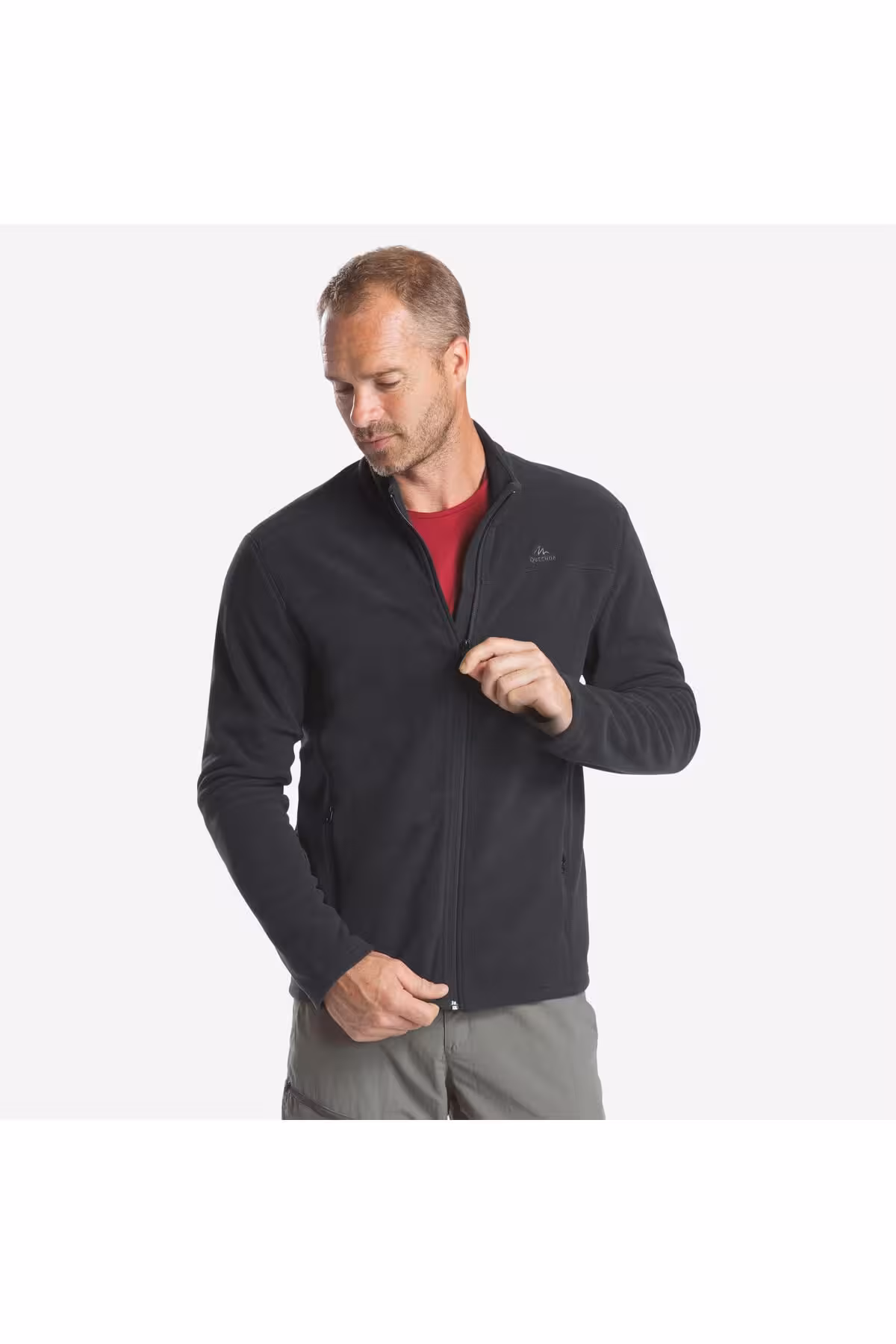 مردانه قطبی در فضای باز مردان سیاه Decathlon