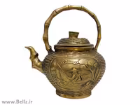 قوری برنز نقش‌ دار