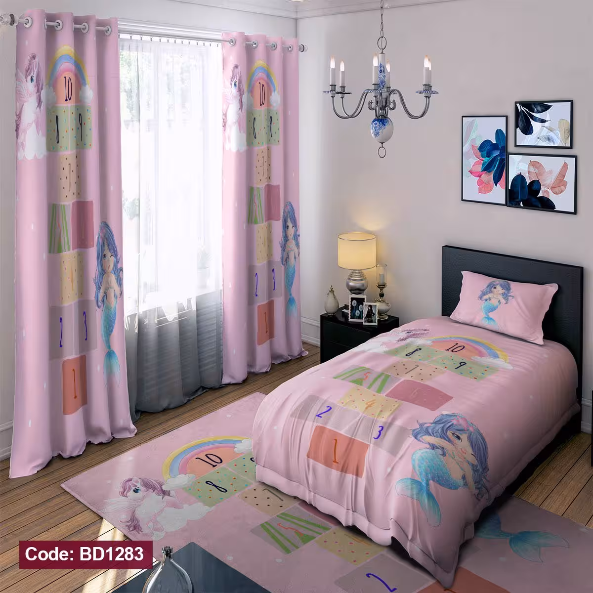 روتختی صورتی سه بعدی