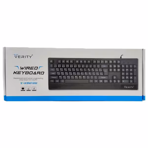 کیبورد سیم دار VERITY V-KB 6135