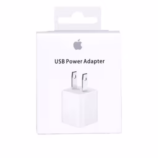 آداپتور 5 وات آیفون اصل  گارانتی (عمده)