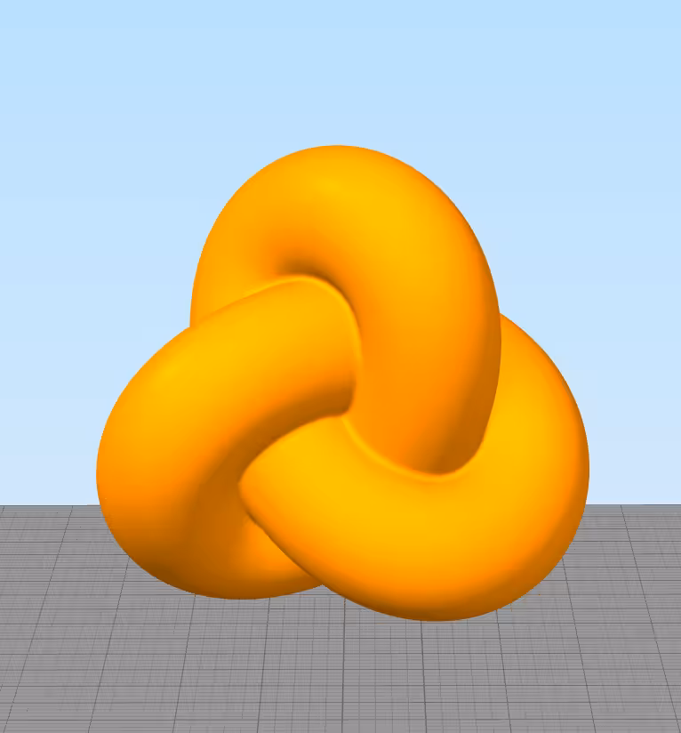 مدل سه بعدی شمع گره (STL)