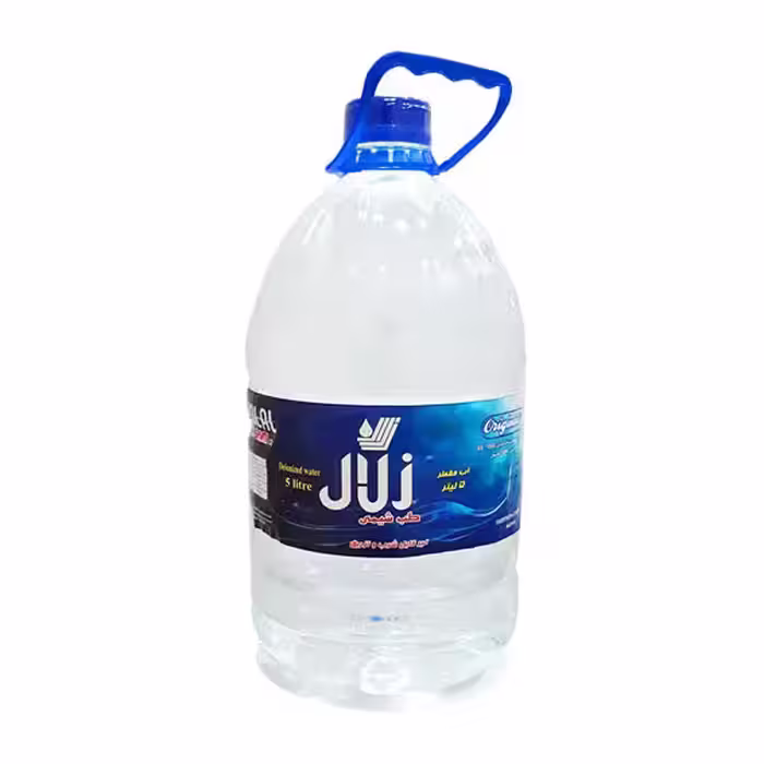آب مقطر زلال 5 لیتر | ZOLAL DEIONIZED WATER
