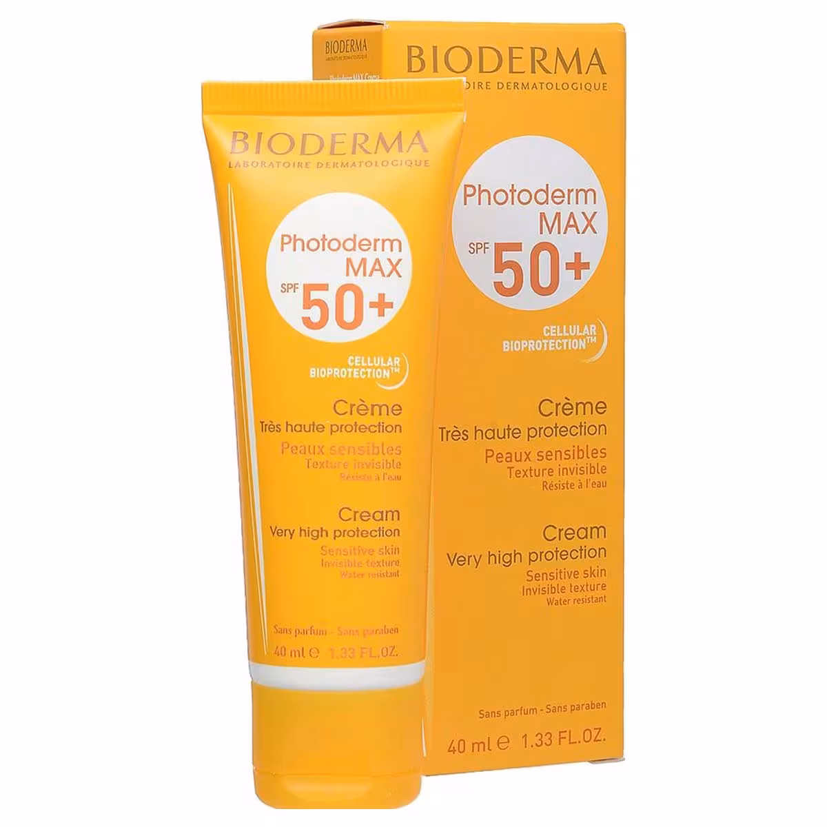 کرم ضد آفتاب فتودرم مکس بی رنگ بایودرما مناسب پوست خشک و حساس BIODERMA SPF50