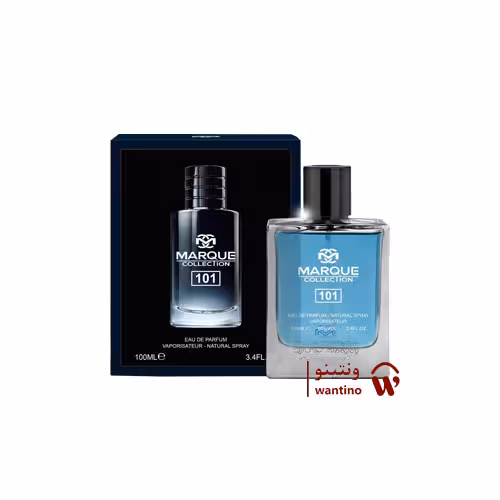 عطر ادکلن مردانه دیور ساواج فراگرنس ورد مارکویی کالکشن کد 101 (Fragrance World Marque Dior Sauvage) حجم 100 میل