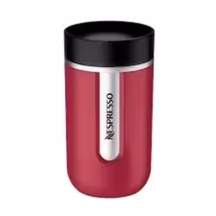 تراول ماگ برند نسپرسو مدل NOMAD آلبالویی حجم 300 میلی لیتر