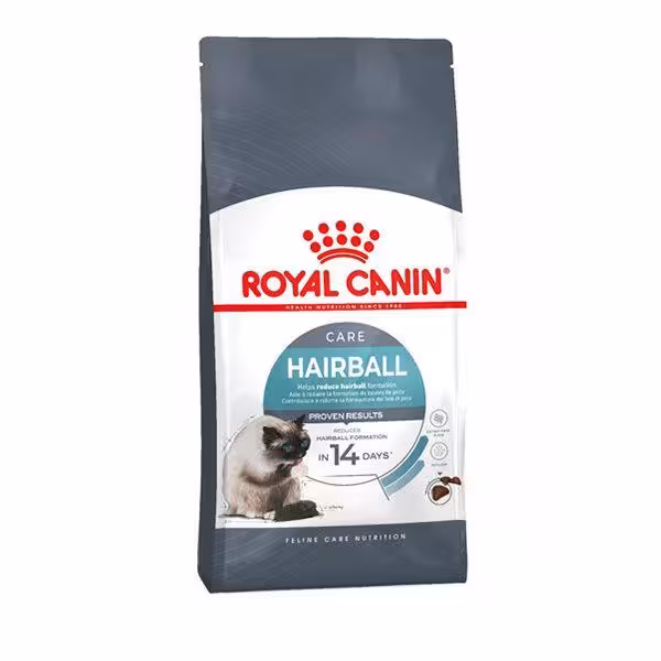 غذا خشک گربه برند رویال کنین مدل هیربال