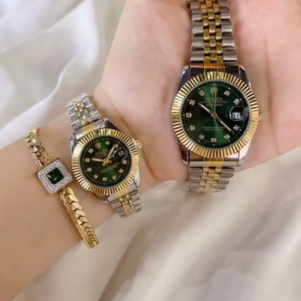 ست ساعت رولکس تقویم دار بسیار شیک