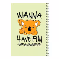 دفتر مشق 80 برگ اس جی مدل خرس شاد