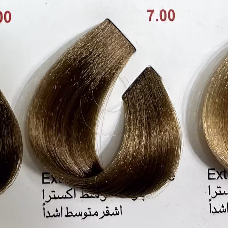رنگ بلوند متوسط اکسترا 7.00 ،رنگ مو کم آمونیاک پیلون و یک عدد اکسیدان | amazonchi