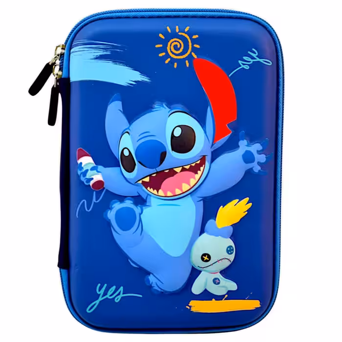 جامدادی مدل تبلتی طرح استیچ خوشحال کد 391 | چاوه