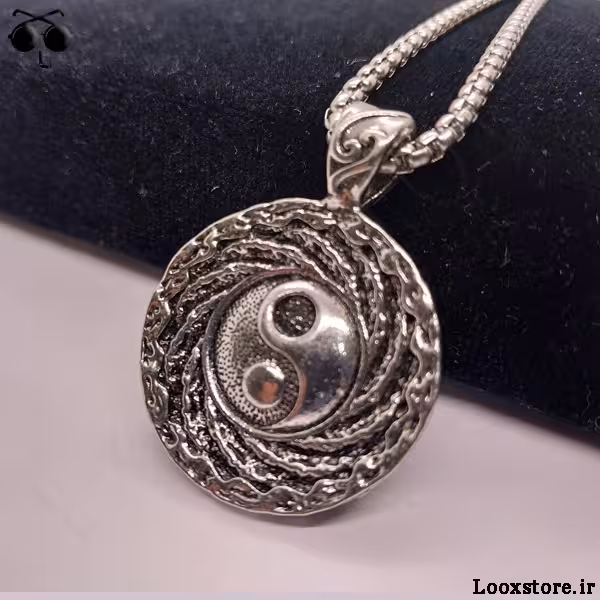 خاص ترین مدل گردنبند طرح یین و یانگ
