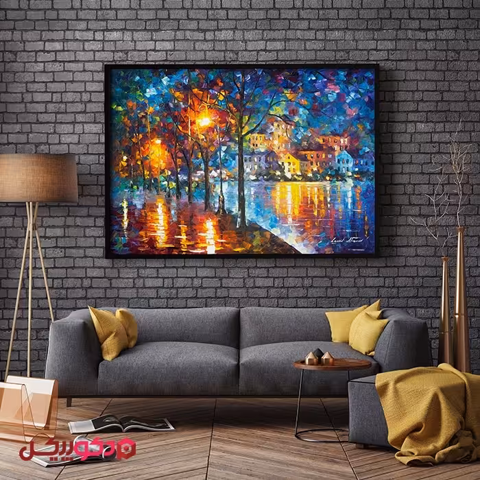 تابلو مخمل طرح منظره P40