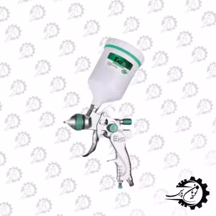 پیستوله رنگ پاش حرفه ای  کاسه پلاستیکی سه تنظیم H2008اکو