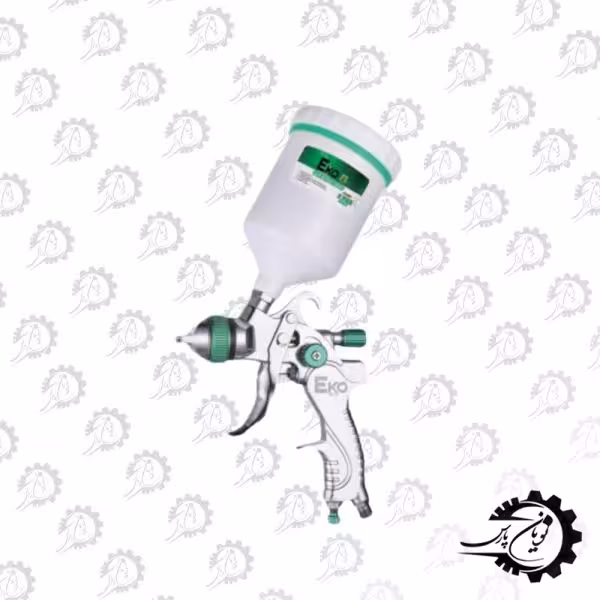 پیستوله رنگ پاش حرفه ای  کاسه پلاستیکی سه تنظیم H2008اکو